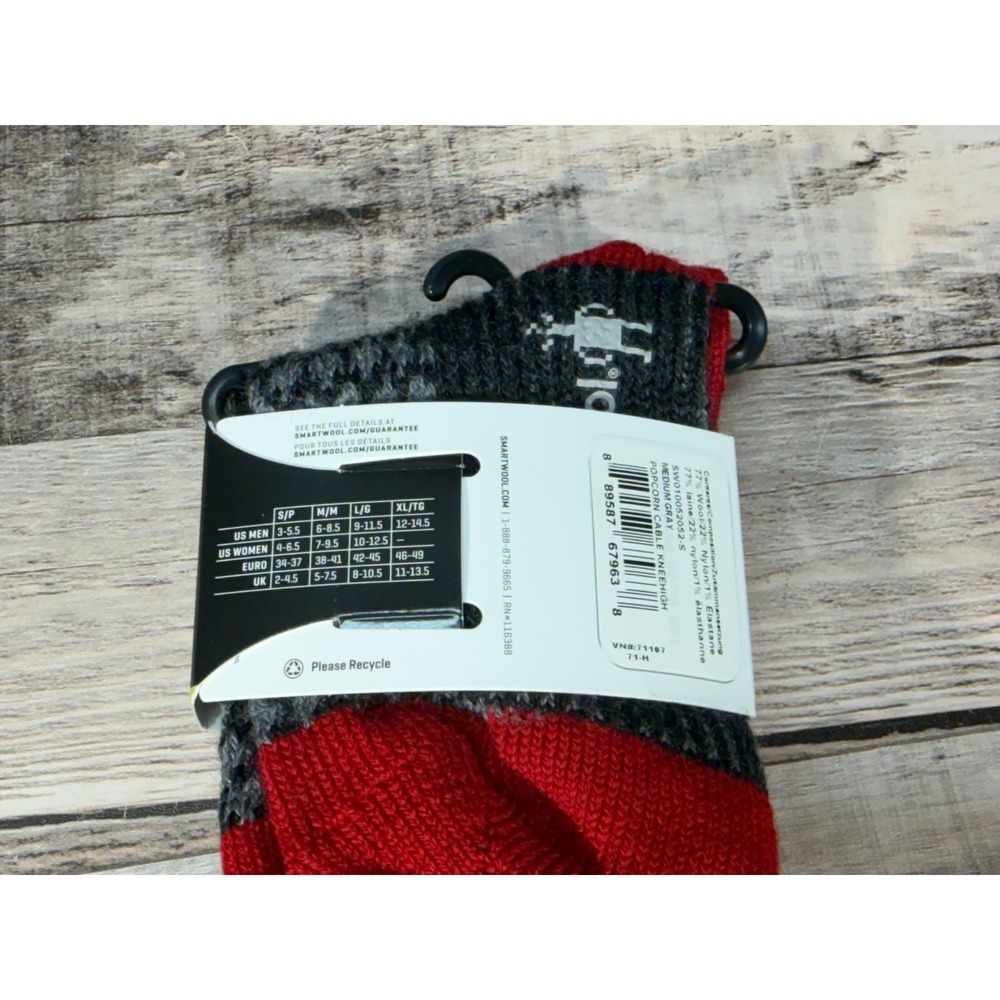 New Smartwool Women Wool Socks Gray Small Made in USA - Picture 6 of 8
